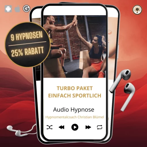 Turbo-Paket einfach sportlich Hypnomentalcoach Audiohypnosen Bundle
